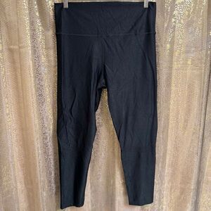 Aerie OFFLINE Ribbed Shiny High Rise Tight Fit Leggings XL